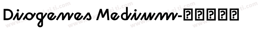 Diogenes Medium字体转换